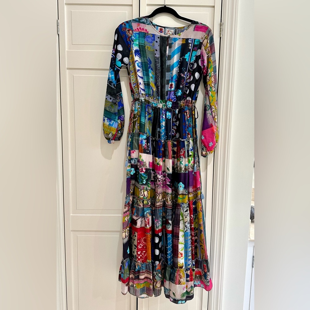 NWT Johnny Was 100% silk maxi dress